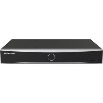 Hikvision DS-7604NXI-K1/4P/VPro NVR AcuSense de 4 canales con 4 puertos PoE, grabación 12 MP, 1 bahía SATA