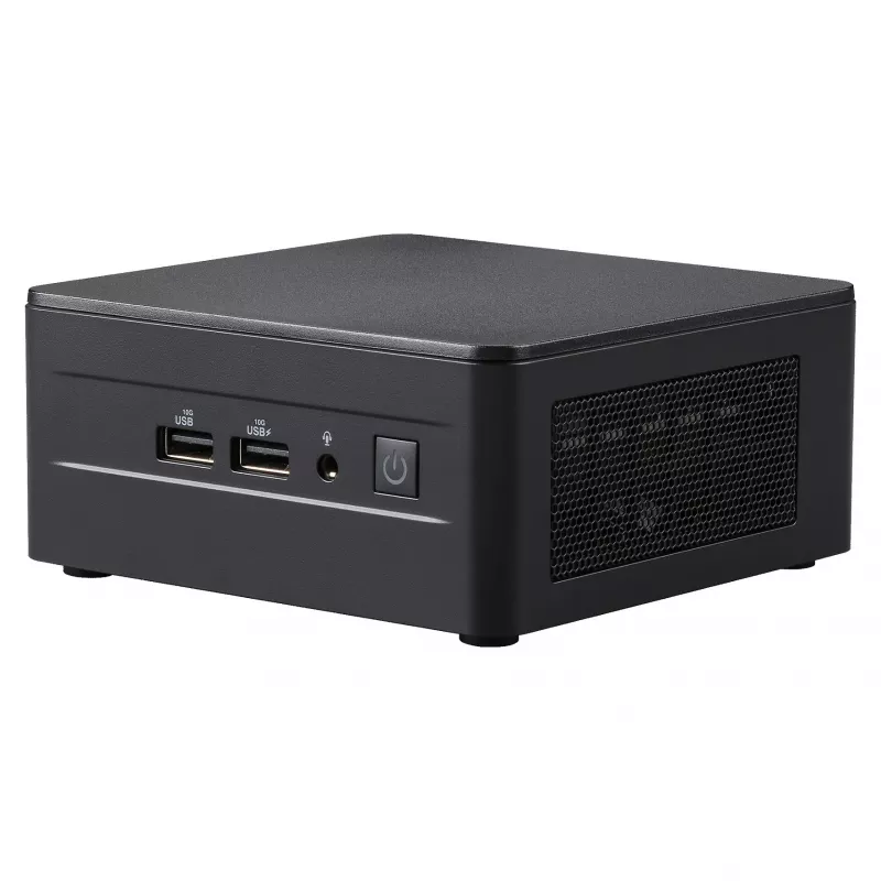 ASUS NUC 13 Pro Tall Kit RNUC13L3HV500000I - Barebone - Mini-PC - Intel Core i5-1350P - Sin RAM - Sin almacenamiento - Intel Iris Xe Graphics - Wi-Fi 6E - Bluetooth 5.3 - 2.5GbE - vPro - Negro