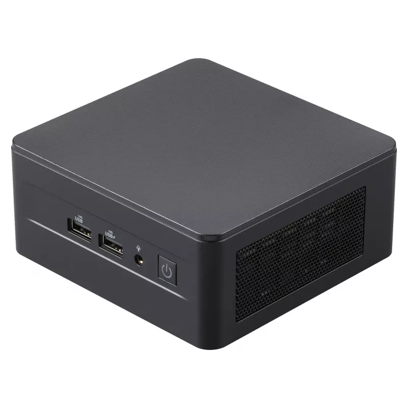 ASUS NUC 13 Pro Tall Kit RNUC13L3HV500000I - Barebone - Mini-PC - Intel Core i5-1350P - Sin RAM - Sin almacenamiento - Intel Iris Xe Graphics - Wi-Fi 6E - Bluetooth 5.3 - 2.5GbE - vPro - Negro