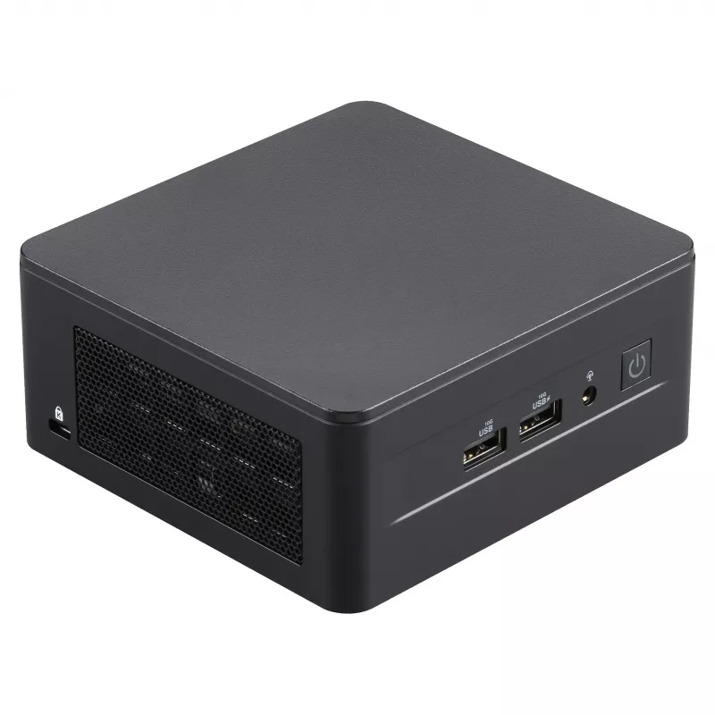 ASUS NUC 13 Pro Tall Kit RNUC13L3HV500000I - Barebone - Mini-PC - Intel Core i5-1350P - Sin RAM - Sin almacenamiento - Intel Iris Xe Graphics - Wi-Fi 6E - Bluetooth 5.3 - 2.5GbE - vPro - Negro