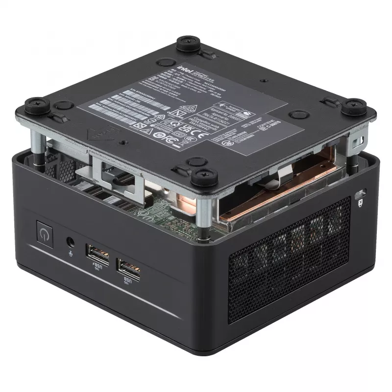 ASUS NUC 13 Pro Tall Kit RNUC13L3HV500000I - Barebone - Mini-PC - Intel Core i5-1350P - Sin RAM - Sin almacenamiento - Intel Iris Xe Graphics - Wi-Fi 6E - Bluetooth 5.3 - 2.5GbE - vPro - Negro