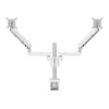 Vogels MOMO 4237 Soporte de escritorio para doble monitor - Blanco