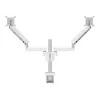 Vogels MOMO 4237 Soporte de escritorio para doble monitor - Blanco
