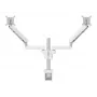 Vogels MOMO 4237 Soporte de escritorio para doble monitor - Blanco