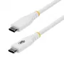 StarTech.com Cable de carga USB-C de 2m 240W PD EPR Funda de silicona Resistente Negro