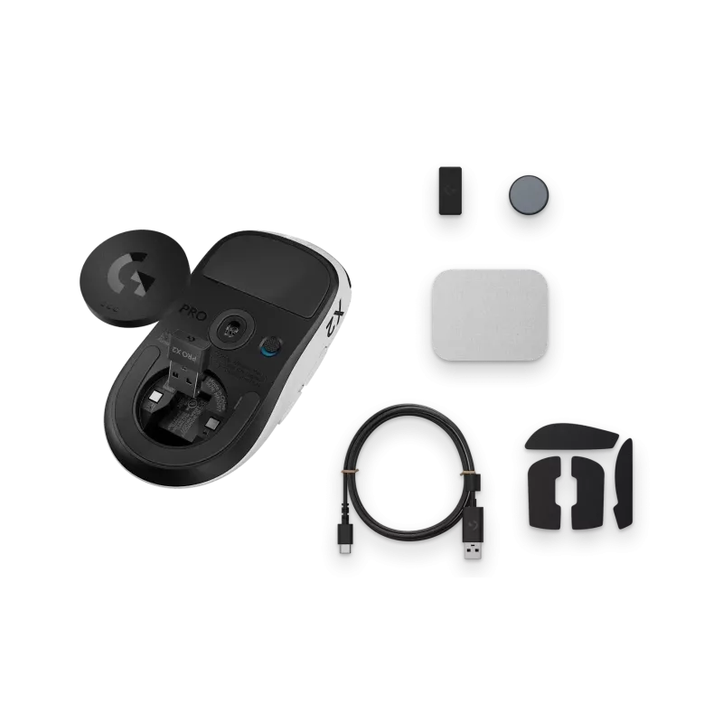 Logitech G PRO X2 SUPERSTRIKE Ratón gaming inalámbrico - Blanco