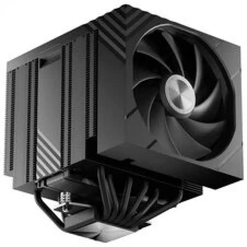 TRYX TURRIS T620 Refrigerador por aire para CPU, doble torre, con pantalla de 5 pulgadas - 120mm, negro