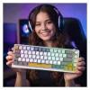 INCA Teclado gaming RGB Red Switch USB Mecánico 2,00m Blanco (IKG-457)