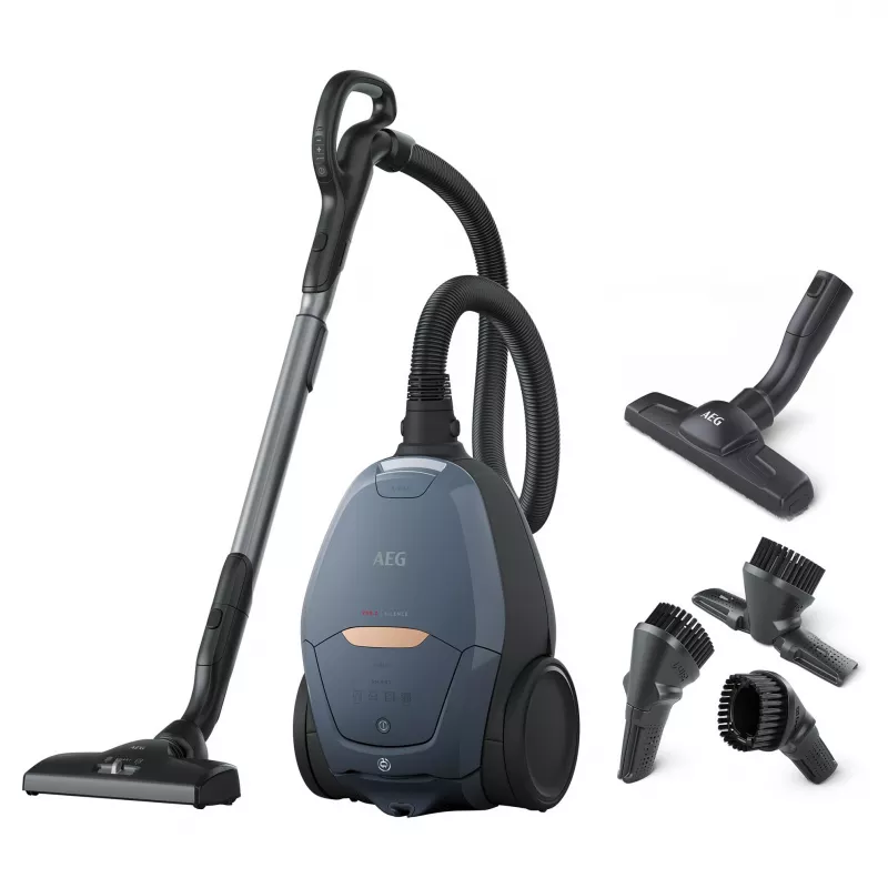 AEG VX82-1-5DB Aspirador con bolsa 600W Denim Blue