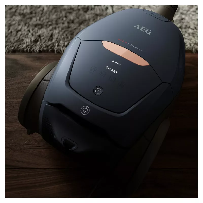 AEG VX82-1-5DB Aspirador con bolsa 600W Denim Blue