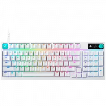 Logitech G316 X 98 Teclado gaming con cable - Blanco - US International - Táctil