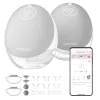 Momcozy M9 Sacaleches eléctrico portátil doble Gris 150ml