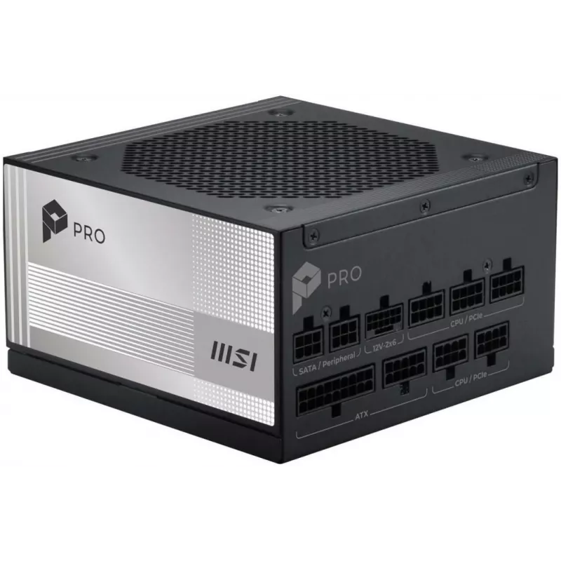 MSI PRO A850PL PCIE5 850W 80 PLUS Platinum ATX 3.0 Fuente de alimentación totalmente modular