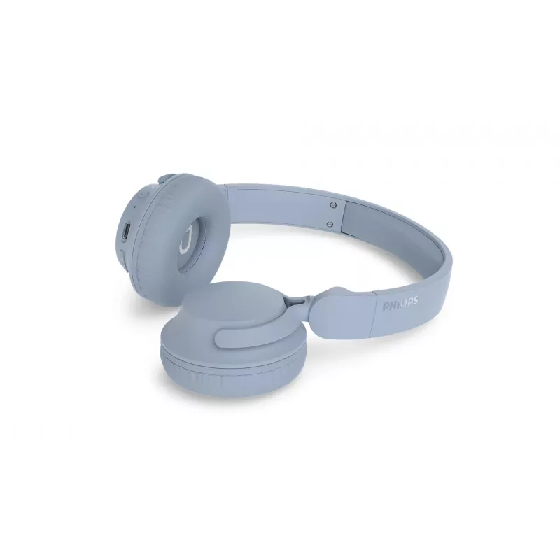 Philips TAH4000LB/00 Auriculares inalámbricos on-ear con Bluetooth 5.0, drivers de 32 mm, 20 horas de autonomía, USB-C, Azul