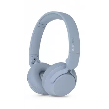 Philips TAH4000LB/00 Auriculares inalámbricos on-ear con Bluetooth 5.0, drivers de 32 mm, 20 horas de autonomía, USB-C, Azul