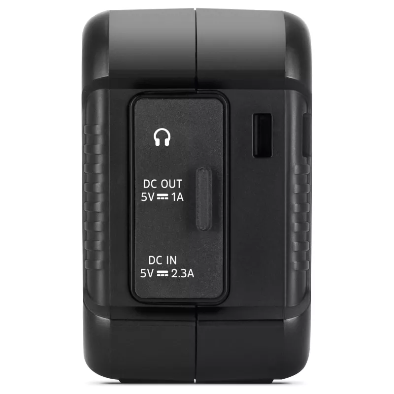 TechniSat TechniRadio Solar 2 Radio portátil DAB+/FM con panel solar y dinamo, Negro/Naranja