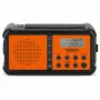 TechniSat TechniRadio Solar 2 Radio portátil DAB+/FM con panel solar y dinamo, Negro/Naranja