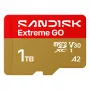 SanDisk Extreme GO microSDXC 1 TB Tarjeta de memoria UHS-I, velocidad de lectura de hasta 240 MB/s, V30, A2