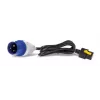 APC Cable de alimentación - IEC 60309 16A (M) a IEC 60320 C19 - 16 A - 3,0 m - Bloqueo - Negro - para P/N: SMT2200I-AR, SMT2200R2I-AR, SMT3000I-AR, SMT3000R2I-AR, SRT1500XLI, SRT2200XLI-KR (AP8758)