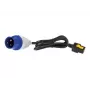 APC Cable de alimentación - IEC 60309 16A (M) a IEC 60320 C19 - 16 A - 3,0 m - Bloqueo - Negro - para P/N: SMT2200I-AR, SMT2200R2I-AR, SMT3000I-AR, SMT3000R2I-AR, SRT1500XLI, SRT2200XLI-KR (AP8758)