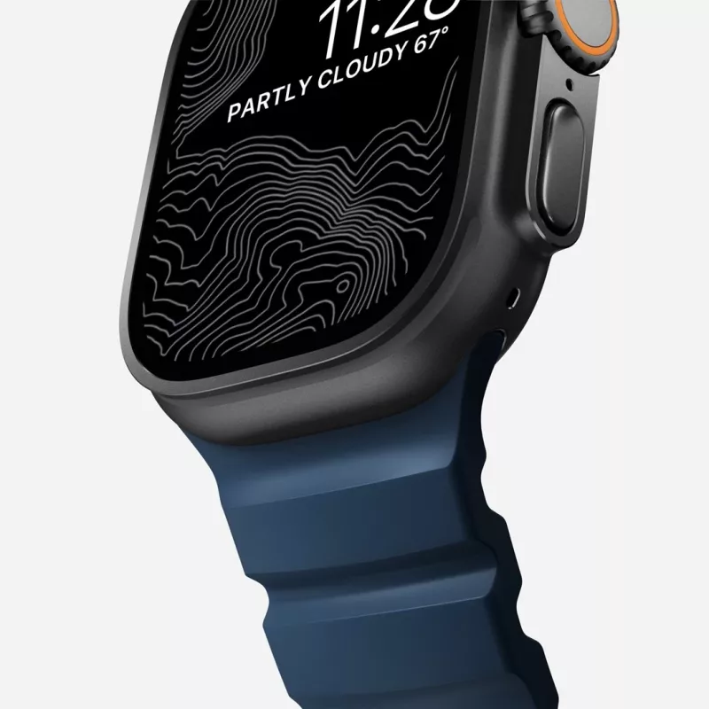 NOMAD Rocky Point Band para Apple Watch 46mm/49mm Navy/Black