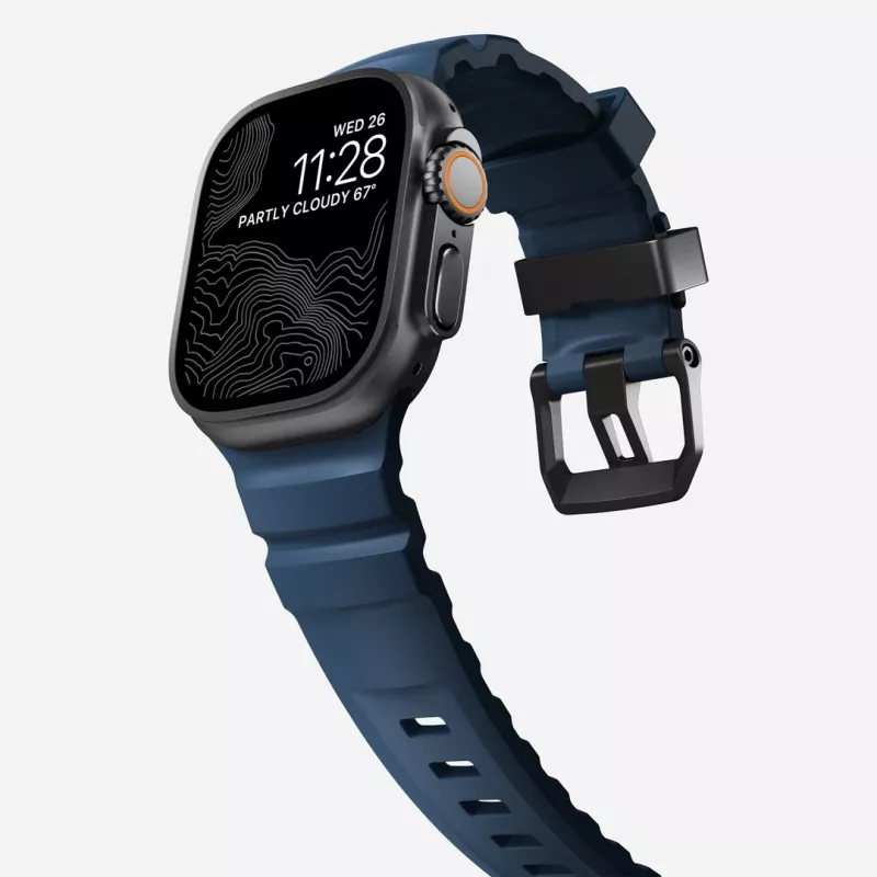NOMAD Rocky Point Band para Apple Watch 46mm/49mm Navy/Black