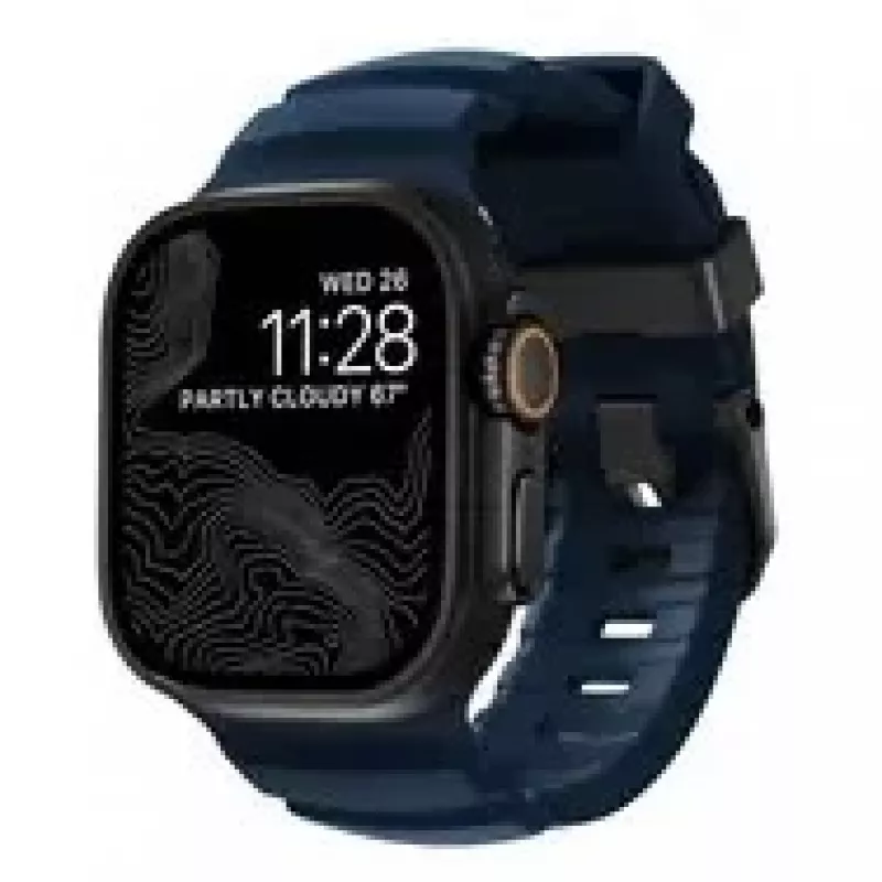 NOMAD Rocky Point Band para Apple Watch 46mm/49mm Navy/Black