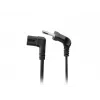 LANBERG Cable de alimentación CEE 7/16 a IEC 320 C7 3m en ángulo VDE Negro