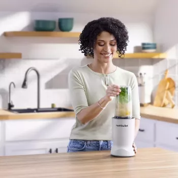 Nutribullet NBT1006MW Batidora personal Turbo 1000W Blanco mate