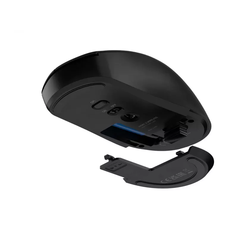 Natec Hawk 2 Ratón láser inalámbrico 3200 DPI Negro