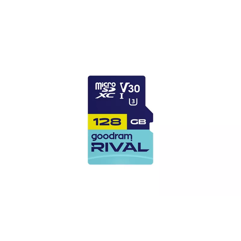 GOODRAM microSDXC 128GB V30 UHS-I U3 RIVAL + Adaptador