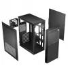 Logic Concept J23 PRO Caja de ordenador semitorre negra con cristal templado, USB-C, ventiladores ARGB