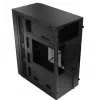 Logic Concept J23 PRO Caja de ordenador semitorre negra con cristal templado, USB-C, ventiladores ARGB