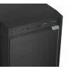 Logic Concept J23 PRO Caja de ordenador semitorre negra con cristal templado, USB-C, ventiladores ARGB
