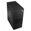 Logic Concept J23 PRO Caja de ordenador semitorre negra con cristal templado, USB-C, ventiladores ARGB