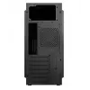 Logic Concept J23 PRO Caja de ordenador semitorre negra con cristal templado, USB-C, ventiladores ARGB
