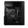 Logic Concept J23 PRO Caja de ordenador semitorre negra con cristal templado, USB-C, ventiladores ARGB