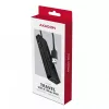 AXAGON HUE-C2A Hub de viaje 5 Gbps, 2x USB-A + 2x USB-C, USB-C Power IN, cable USB-A de 19 cm