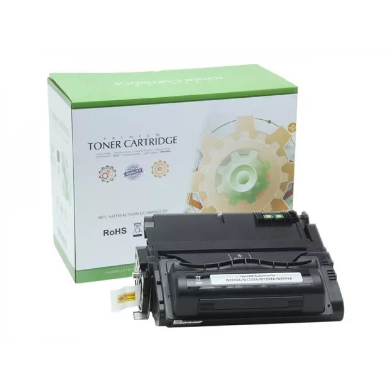 Static Control Cartucho de tóner compatible negro para HP Q1338A/Q5942A (12.000 páginas)