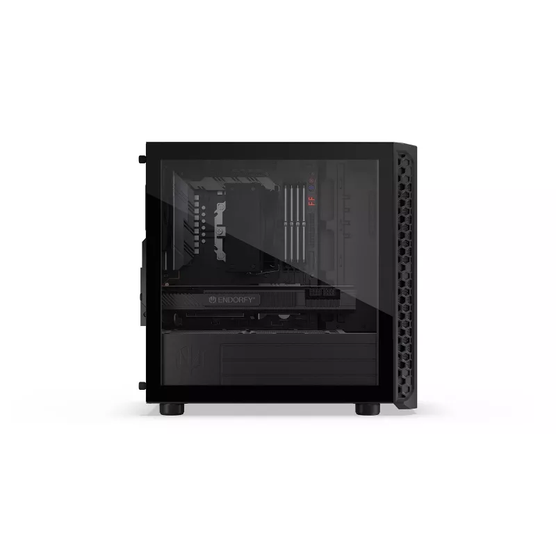 ENDORFY Signum M30 Air Caja semitorre negra con cristal templado