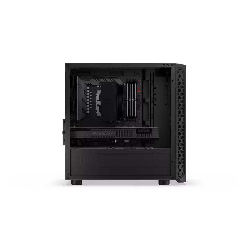 ENDORFY Signum M30 Air Caja semitorre negra con cristal templado