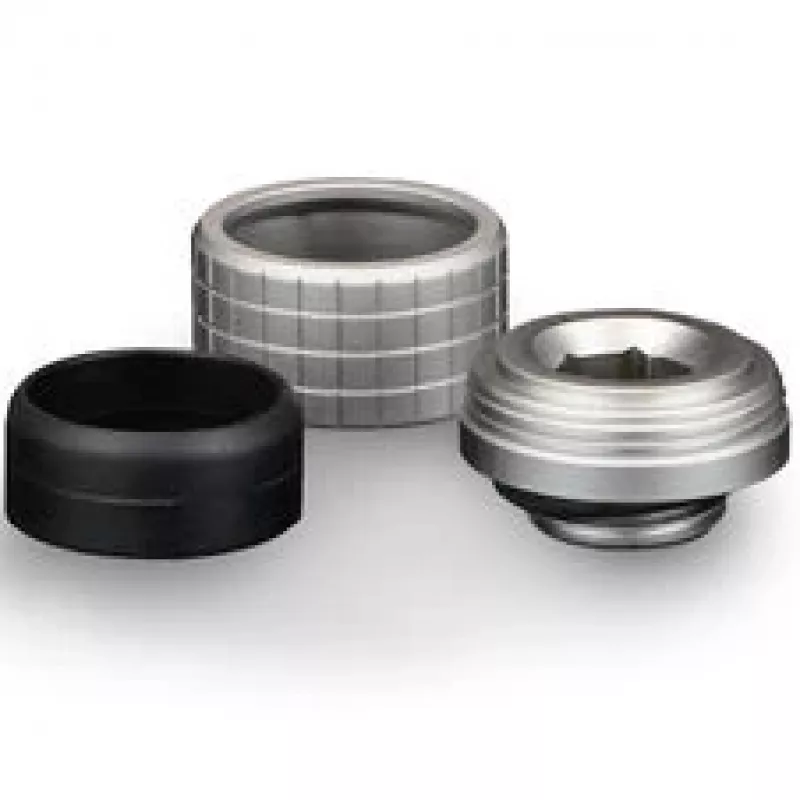 Thermal Grizzly DeltaMate Fitting HT16, latón niquelado, rosca G1/4 pulgadas, paquete de 6