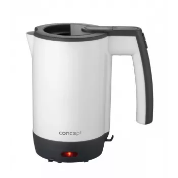 Concept RK7030 Hervidor de viaje 0,5L con 2 vasos, blanco