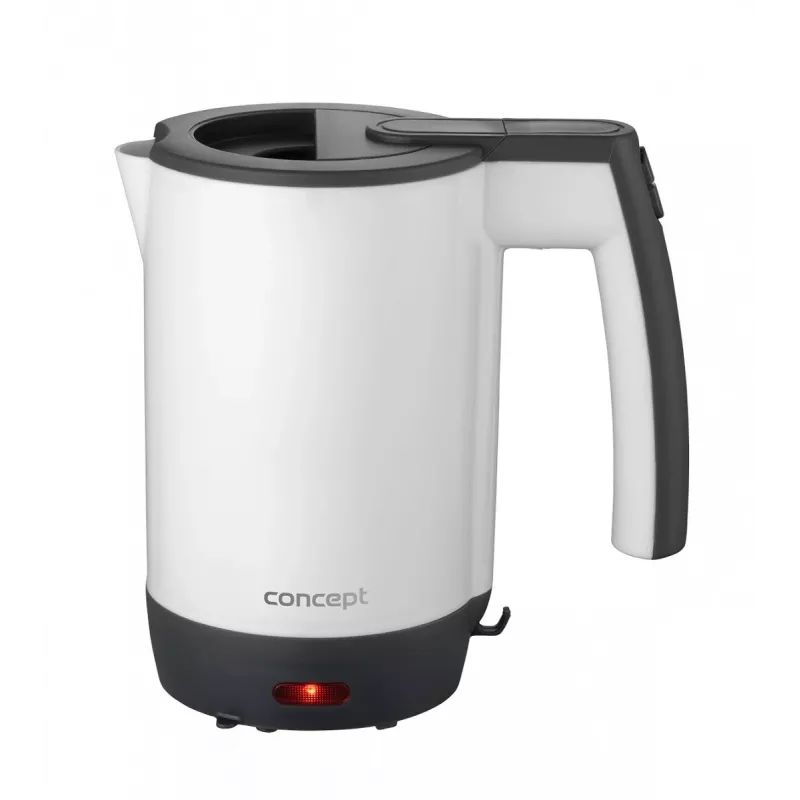Concept RK7030 Hervidor de viaje 0,5L con 2 vasos, blanco
