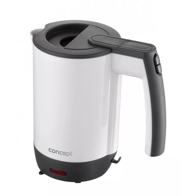 Concept RK7030 Hervidor de viaje 0,5L con 2 vasos, blanco