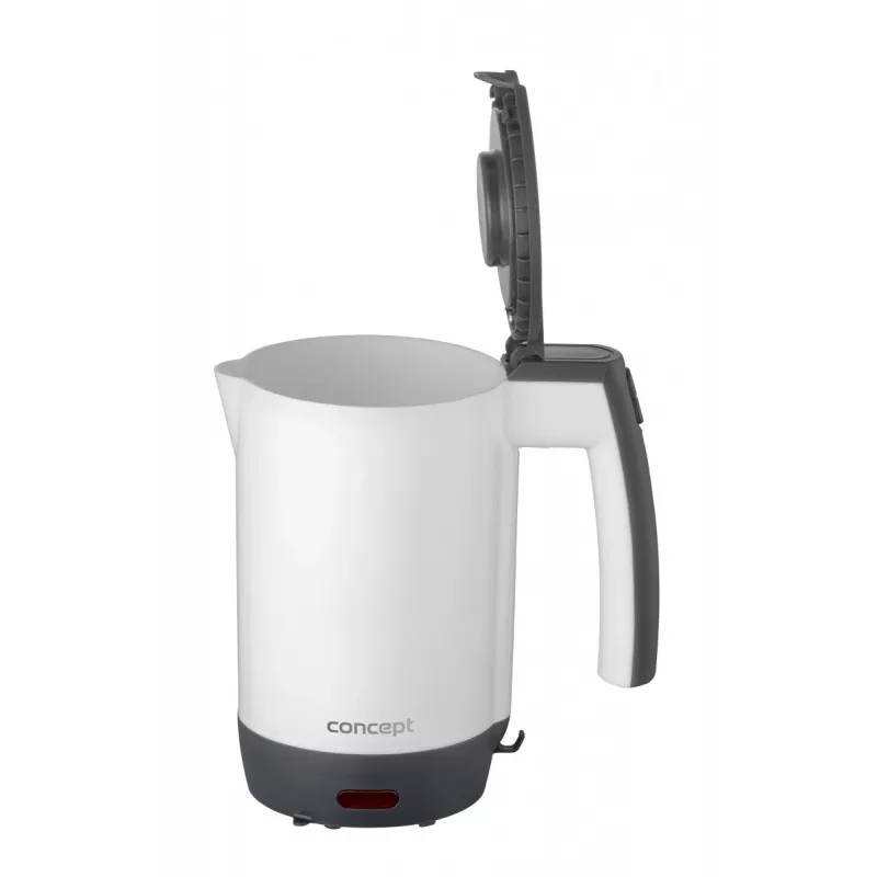 Concept RK7030 Hervidor de viaje 0,5L con 2 vasos, blanco