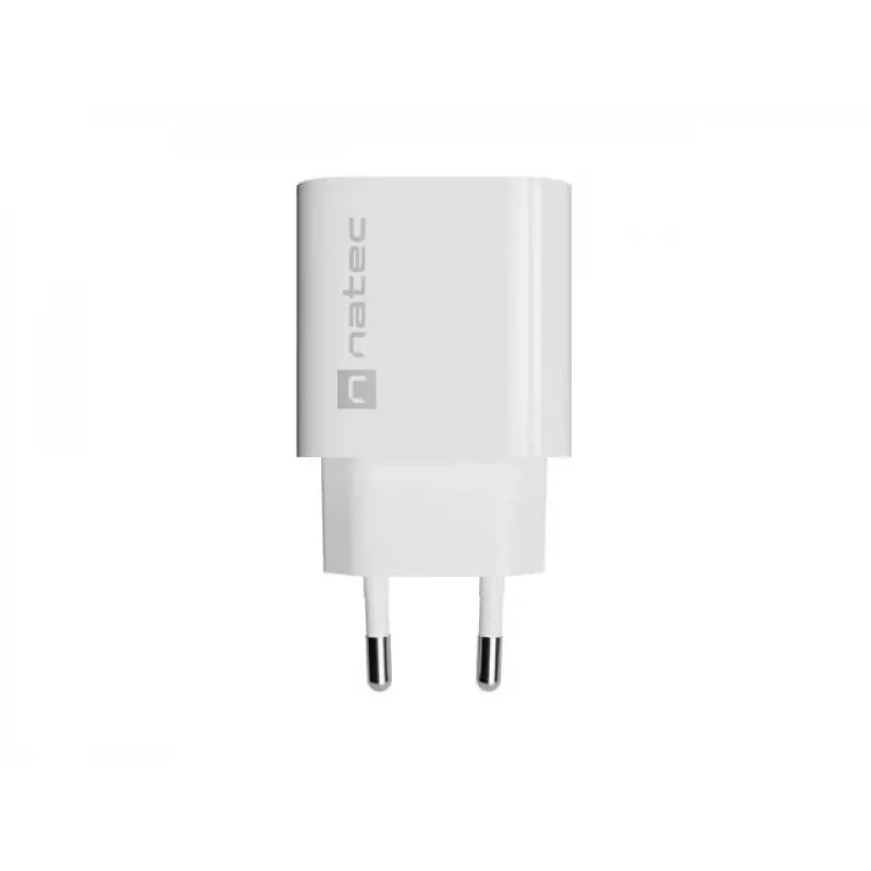 NATEC Ribera Cargador de pared 1x USB-C 20W blanco