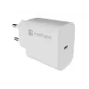 NATEC Ribera Cargador de pared 1x USB-C 20W blanco