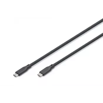 DIGITUS Cable de silicona USB, USB4 Versión 2.0, USB 80Gbps, 1,5 m, negro