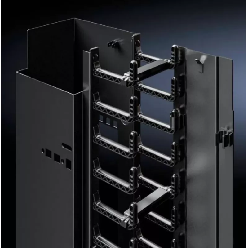 Rittal VX IT Canaleta de cables 42U montaje en rack RAL 9005